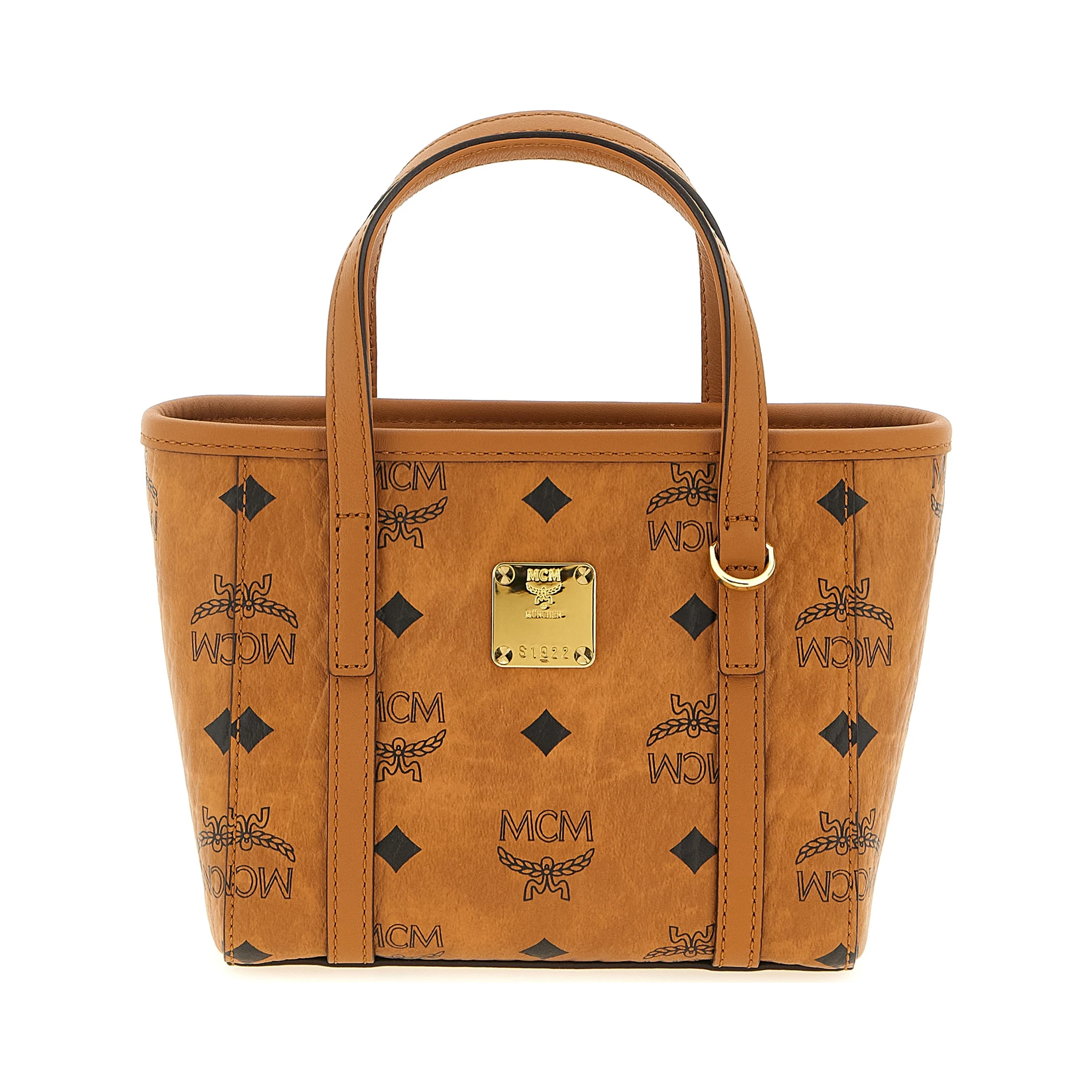 Brown Polyethylene Tote Bag