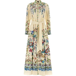 Multicolor Cotton Long Dress