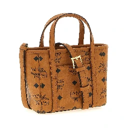 Brown Polyethylene Tote Bag