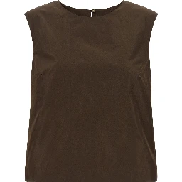 Brown Polyester Shirt