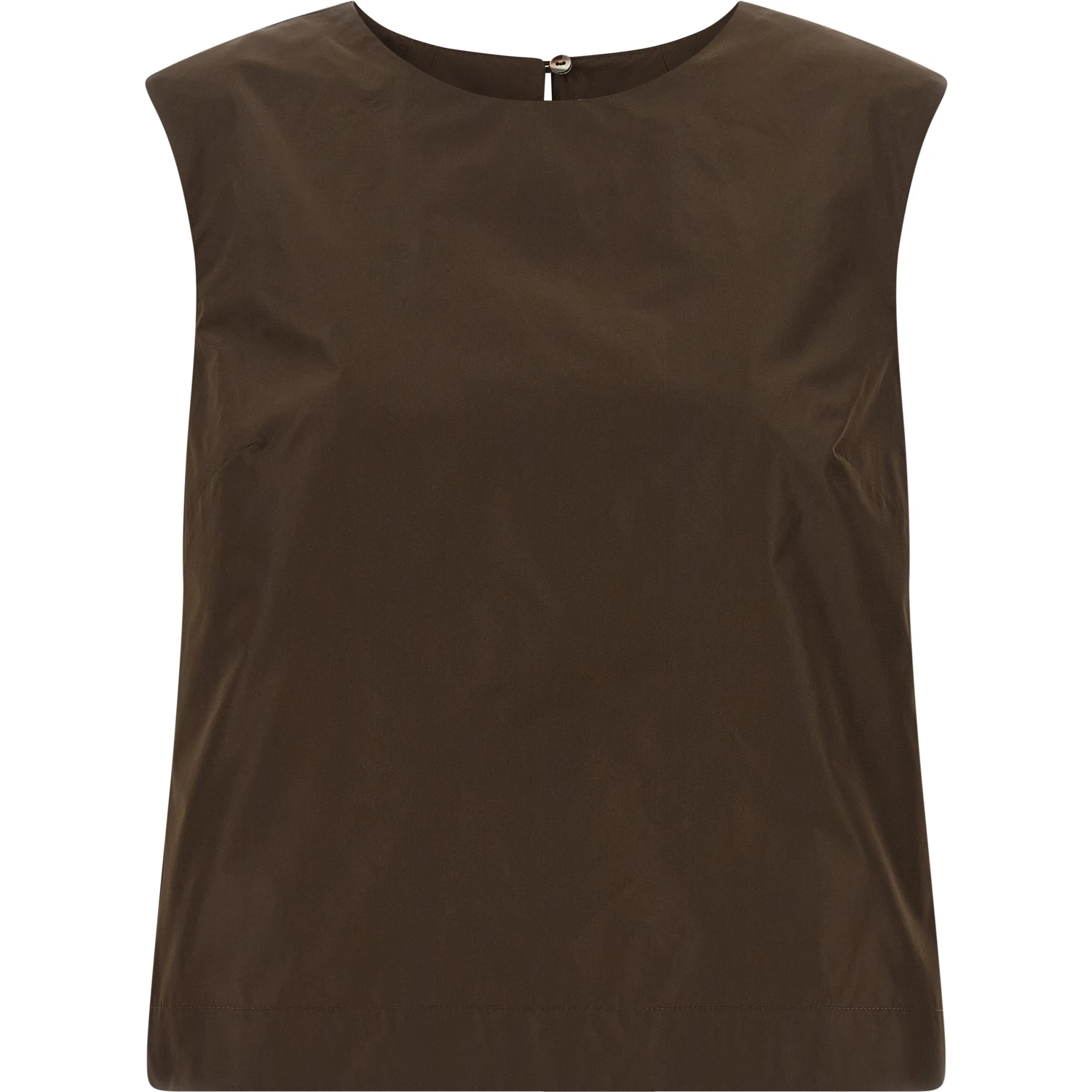 Brown Polyester Shirt