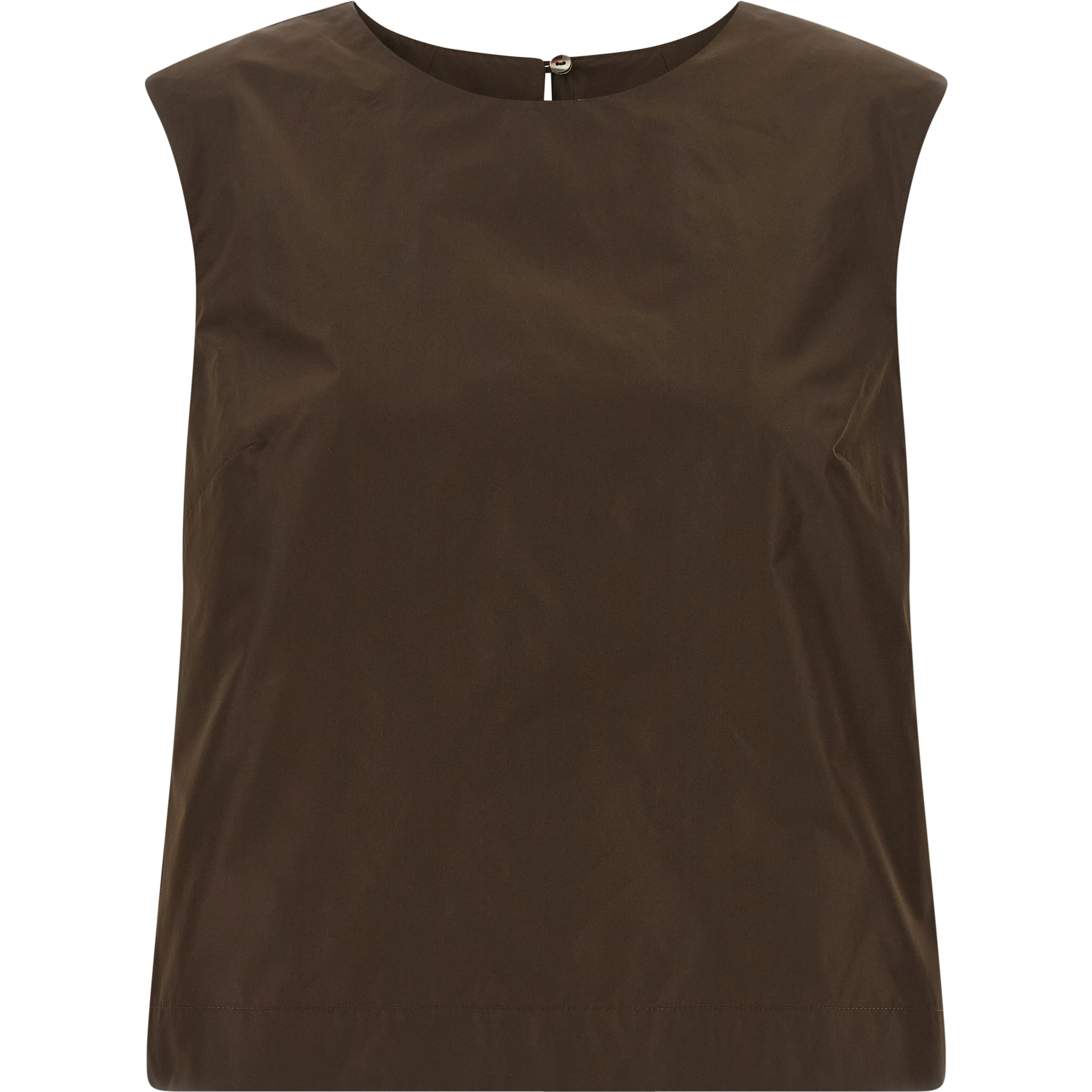 Brown Polyester Shirt