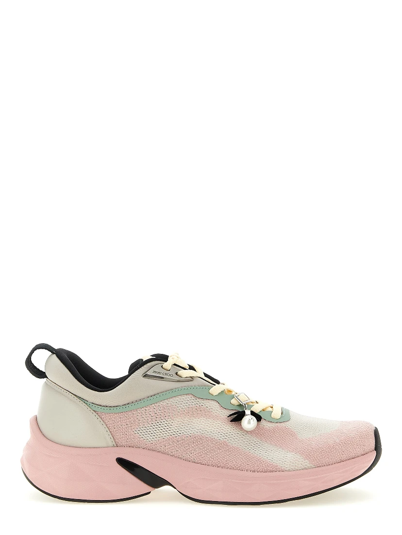 Multicolor Tencel Athletic Sneakers