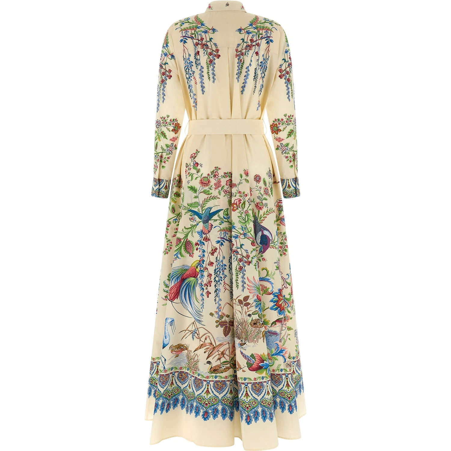 Multicolor Cotton Long Dress