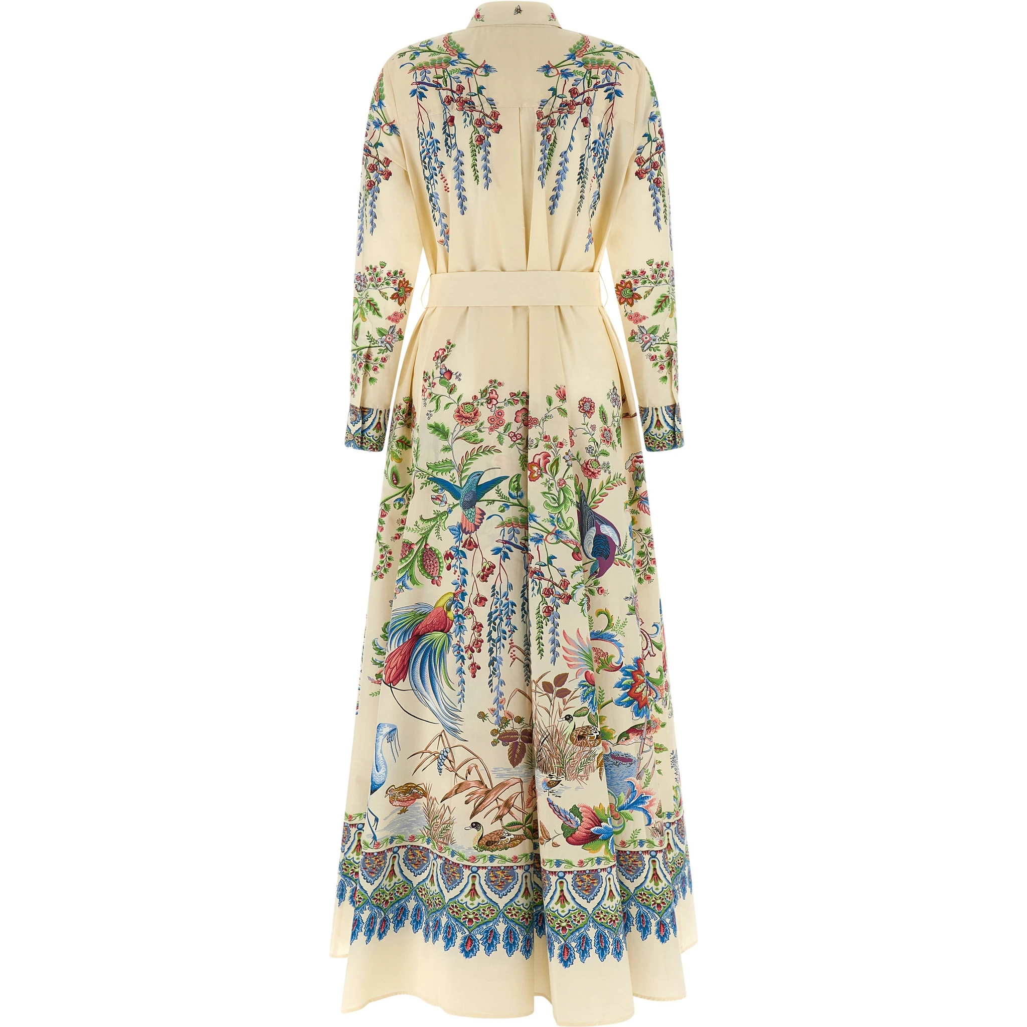 Multicolor Cotton Long Dress