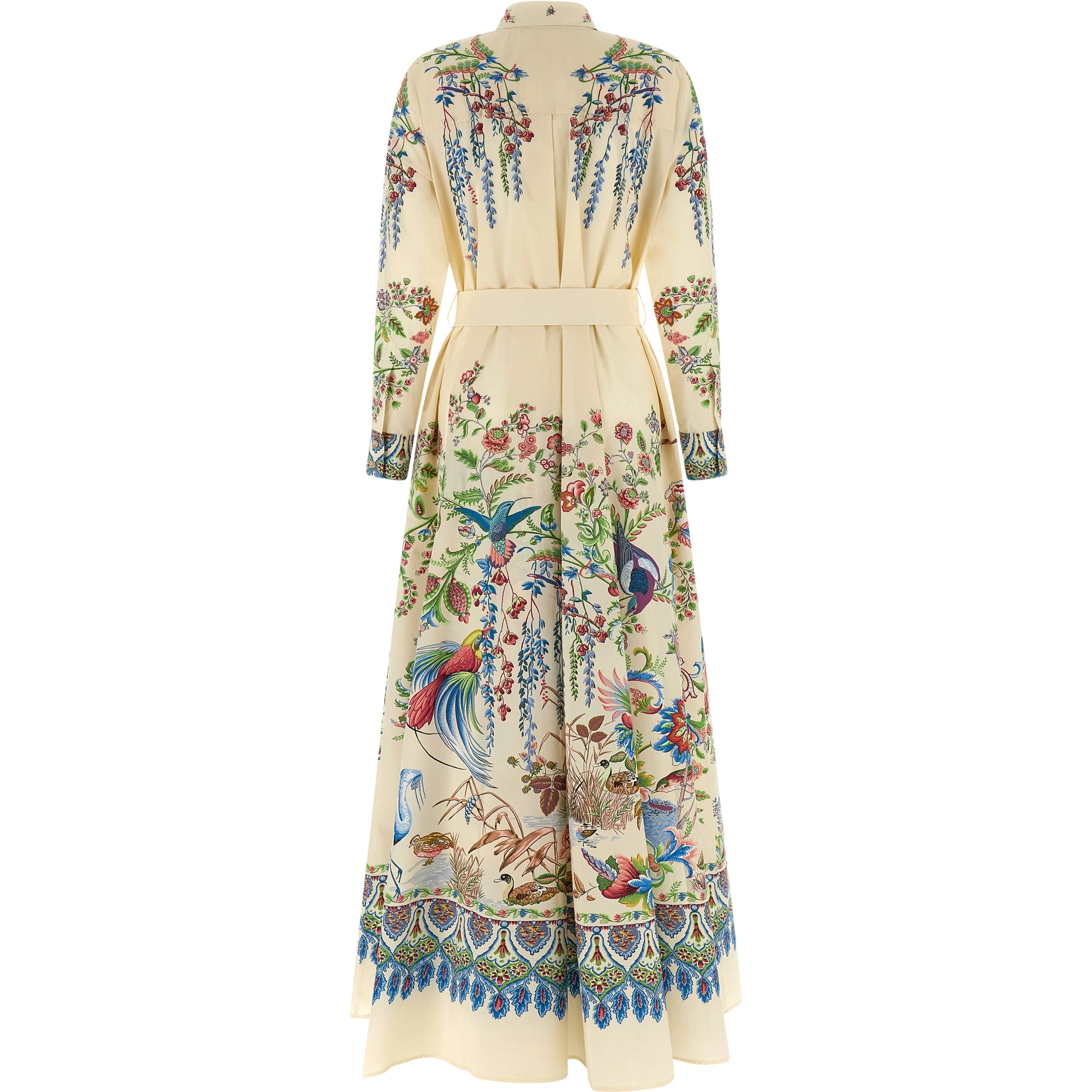 Multicolor Cotton Long Dress