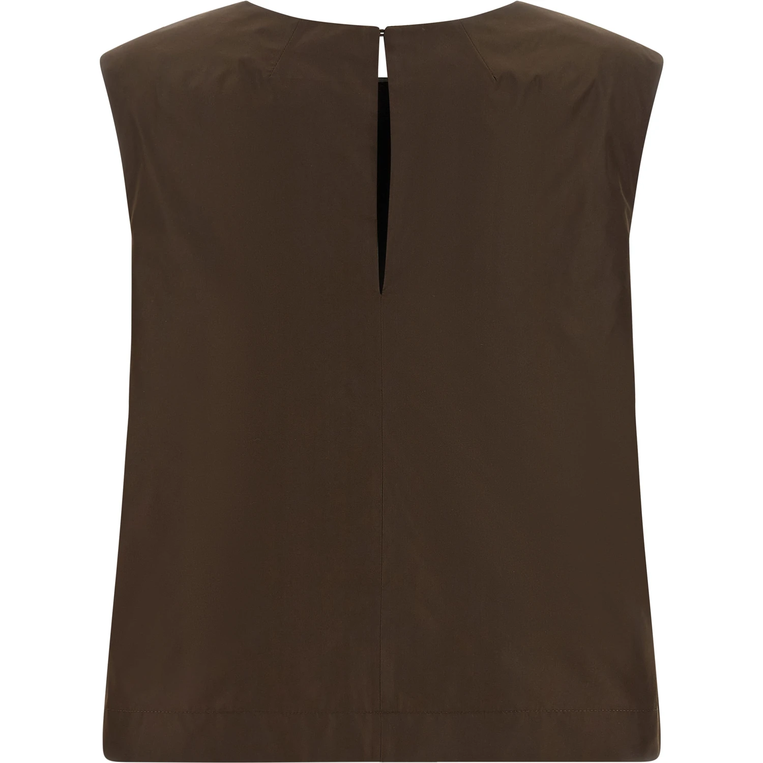 Brown Polyester Shirt