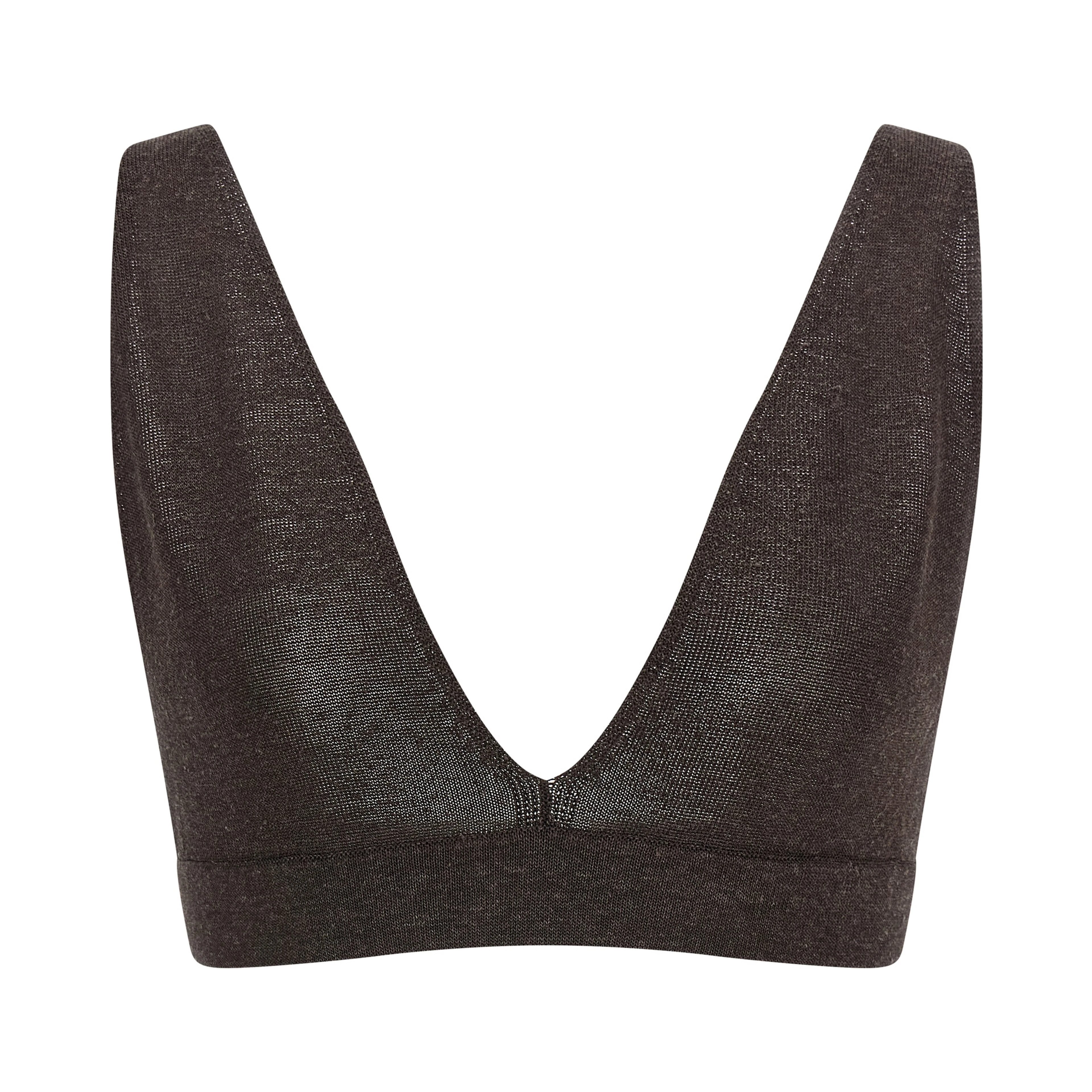 Brown Viscose Bra