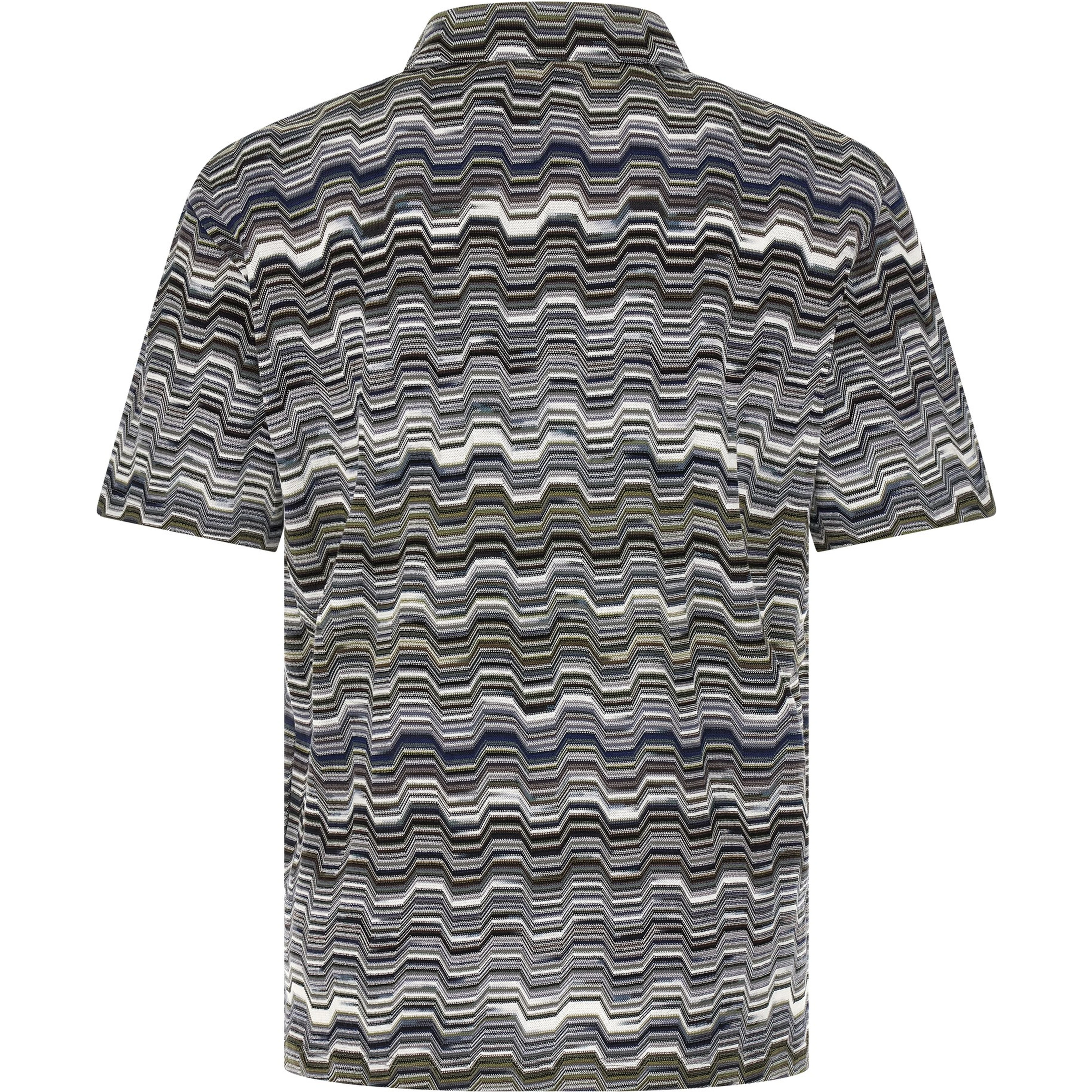 Bicolor Cotton Polo Shirt