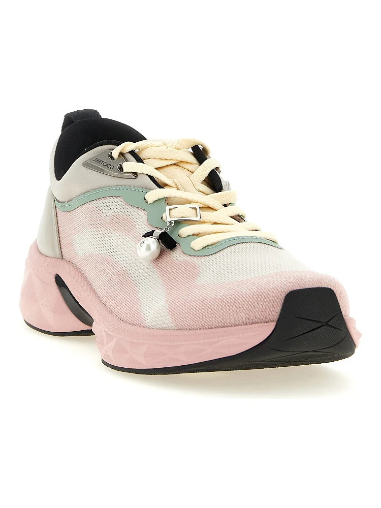 Multicolor Tencel Athletic Sneakers alternative