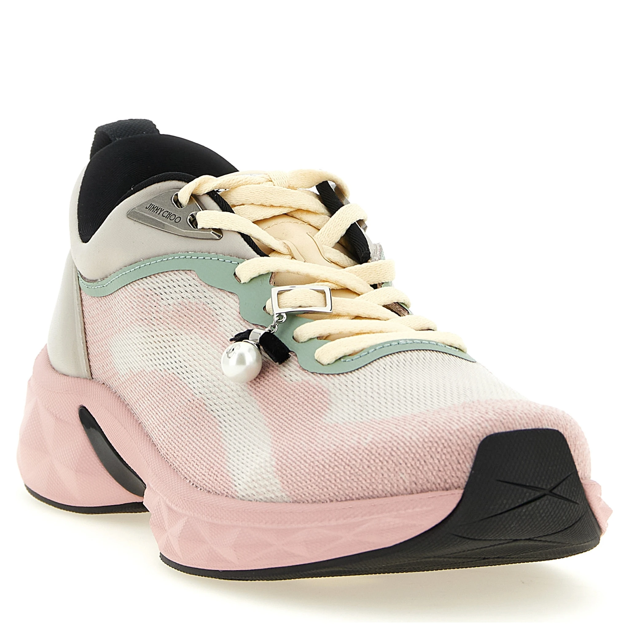 Multicolor Tencel Athletic Sneakers
