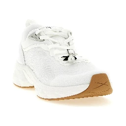 White Tencel Athletic Sneakers