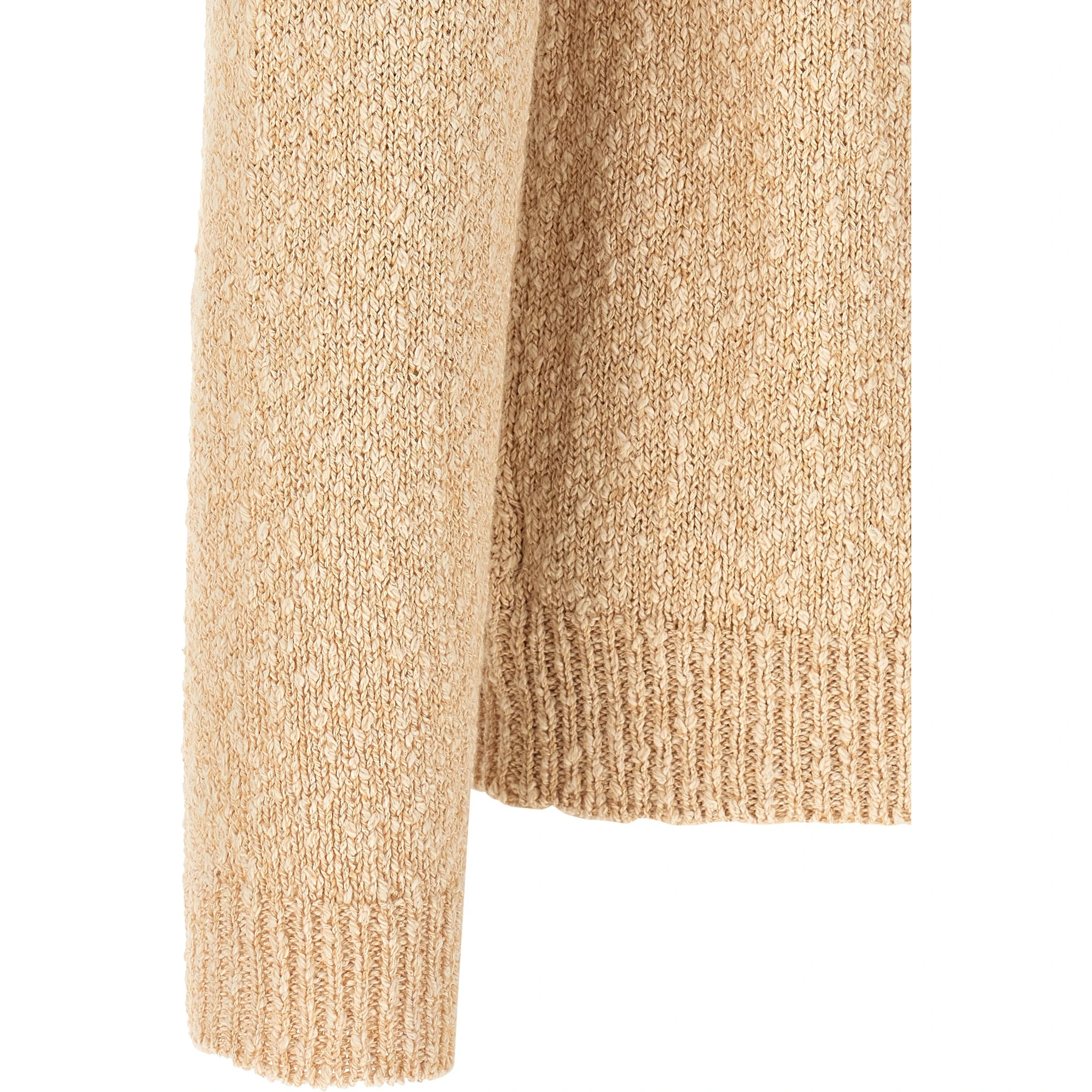 Beige Cotton Cardigan