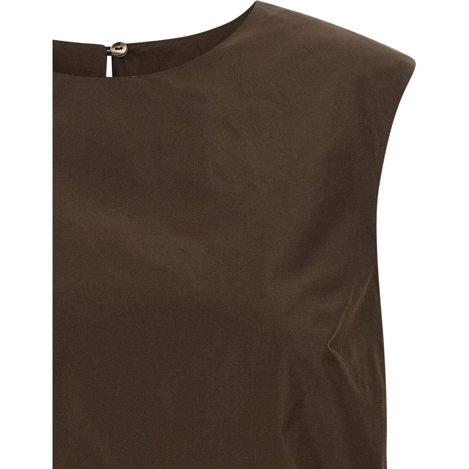 Brown Polyester Shirt