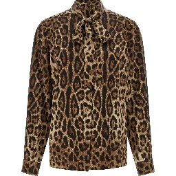 Brown Silk Blouse