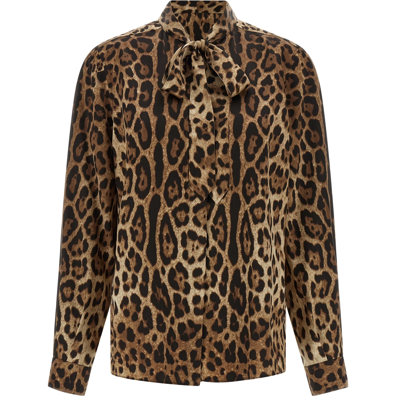 Brown Silk Blouse