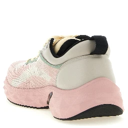 Multicolor Tencel Athletic Sneakers
