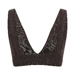 Brown Viscose Bra