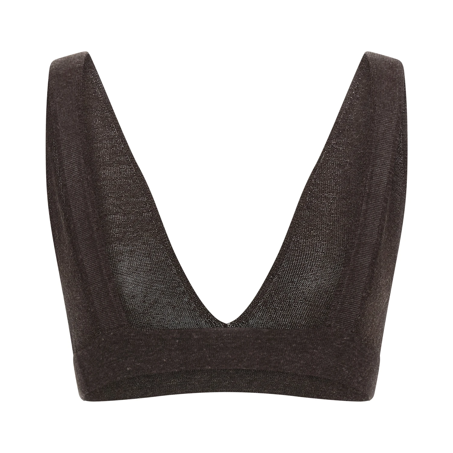 Brown Viscose Bra