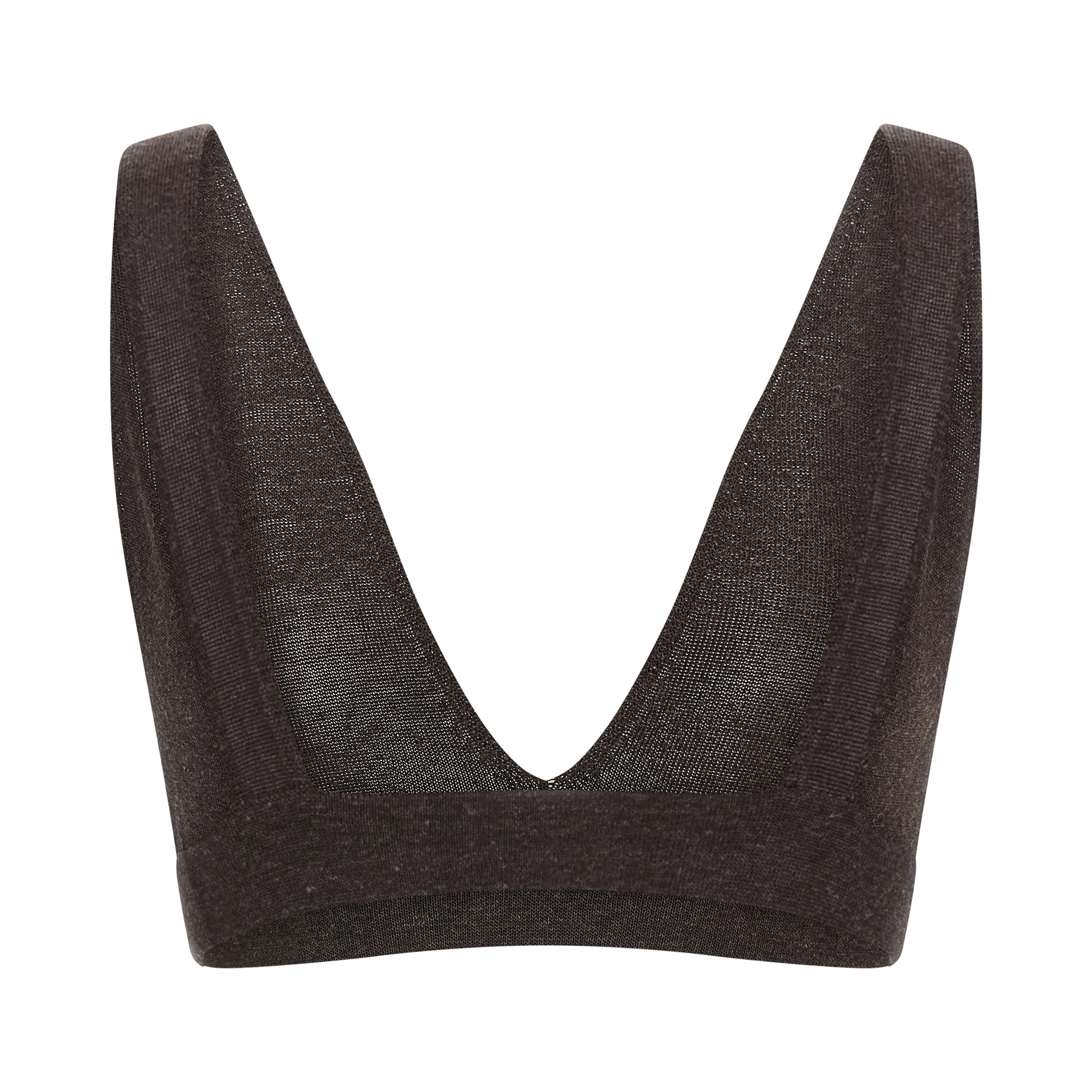 Brown Viscose Bra