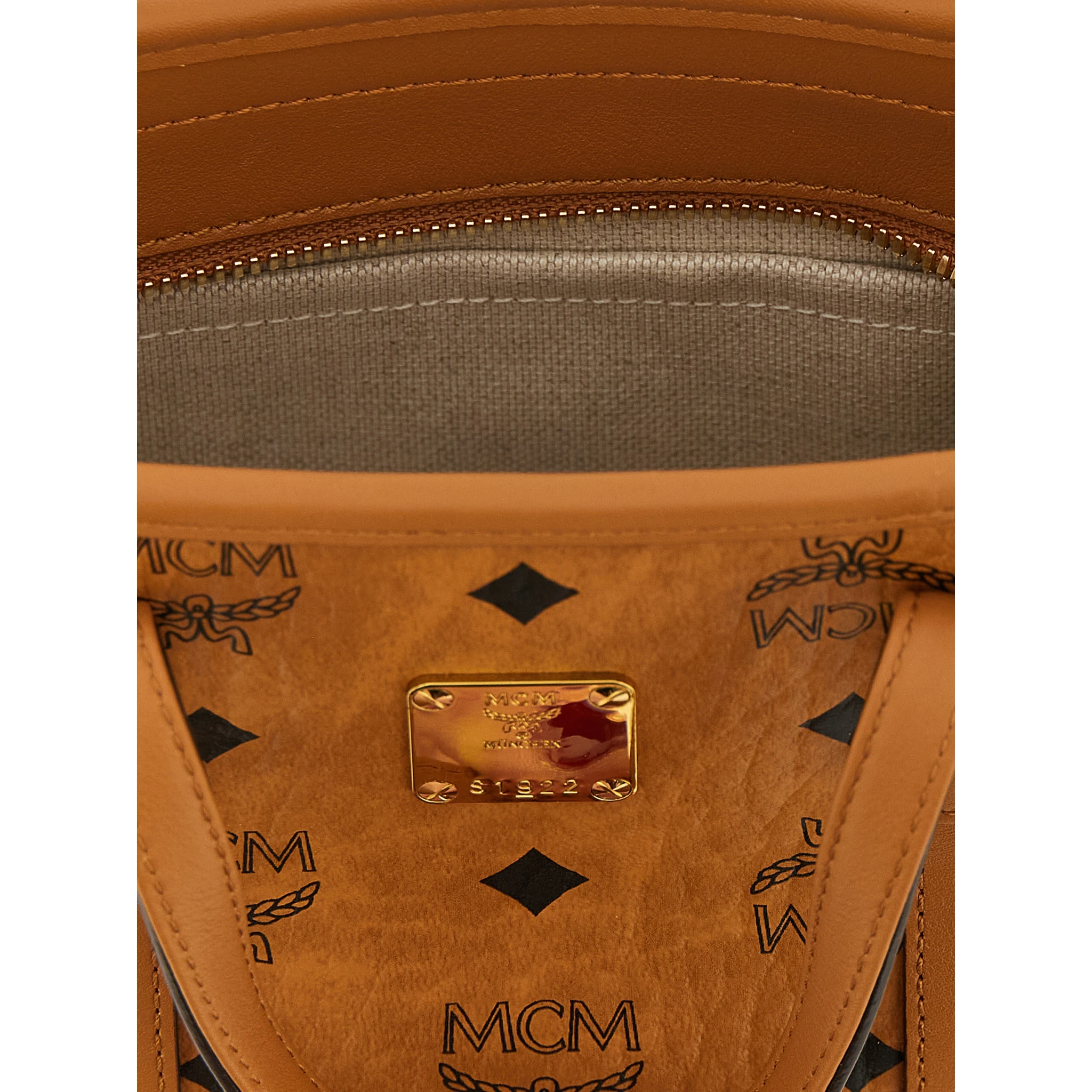 Brown Polyethylene Tote Bag
