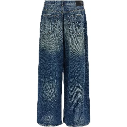 Blue Cotton Jeans Denim