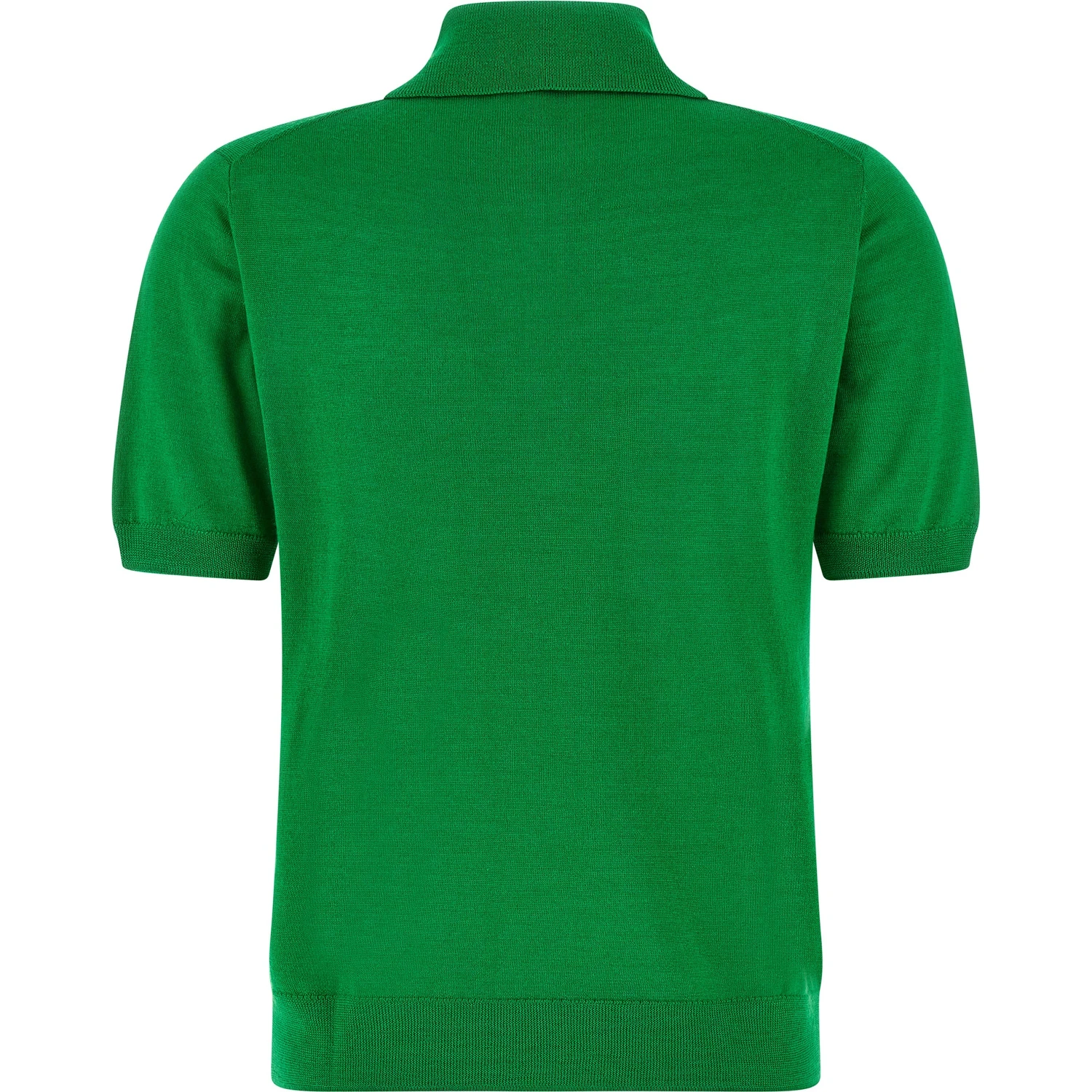 Bicolor Wool Polo Shirt