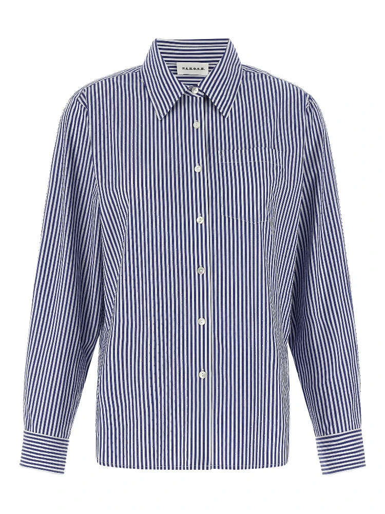 Blue Cotton Blouse
