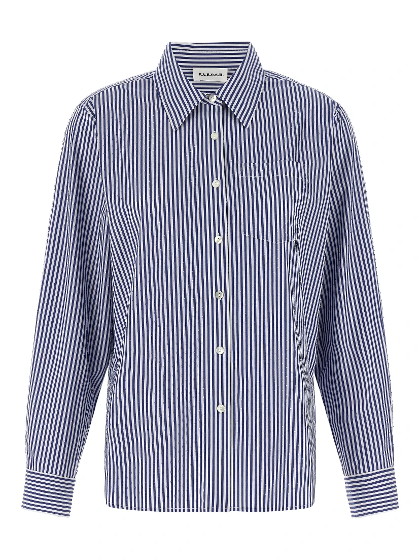 Blue Cotton Blouse
