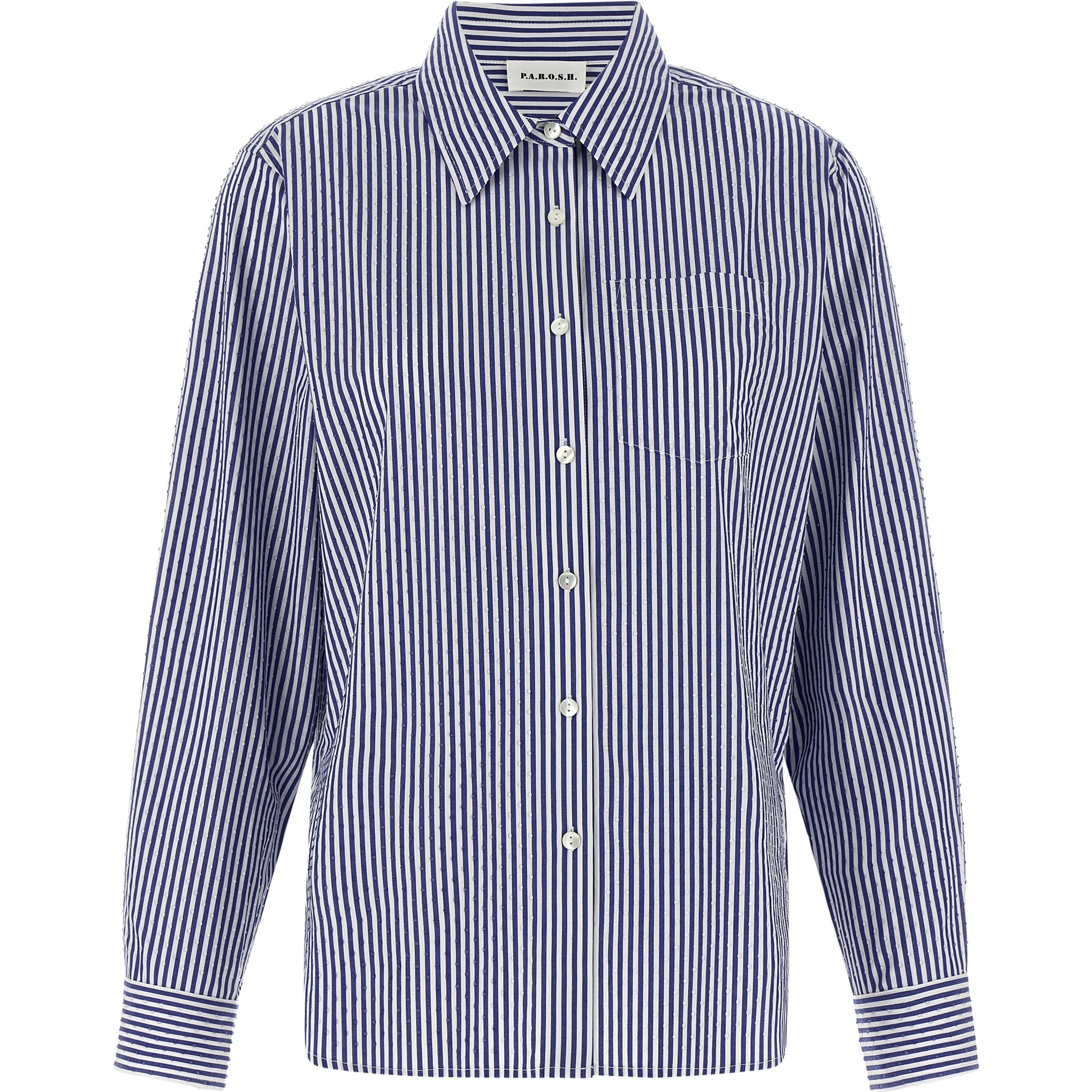 Blue Cotton Blouse