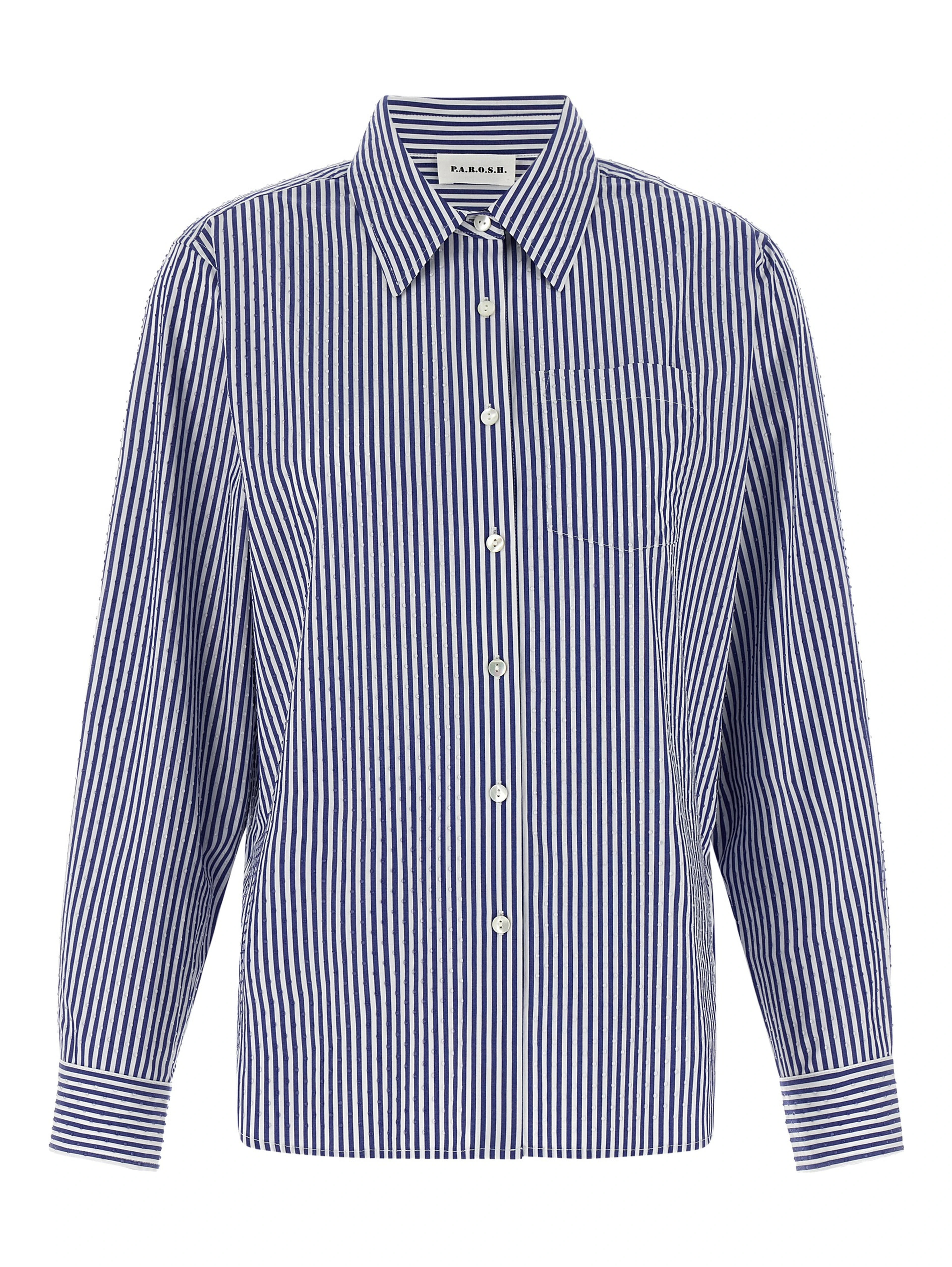 Blue Cotton Blouse