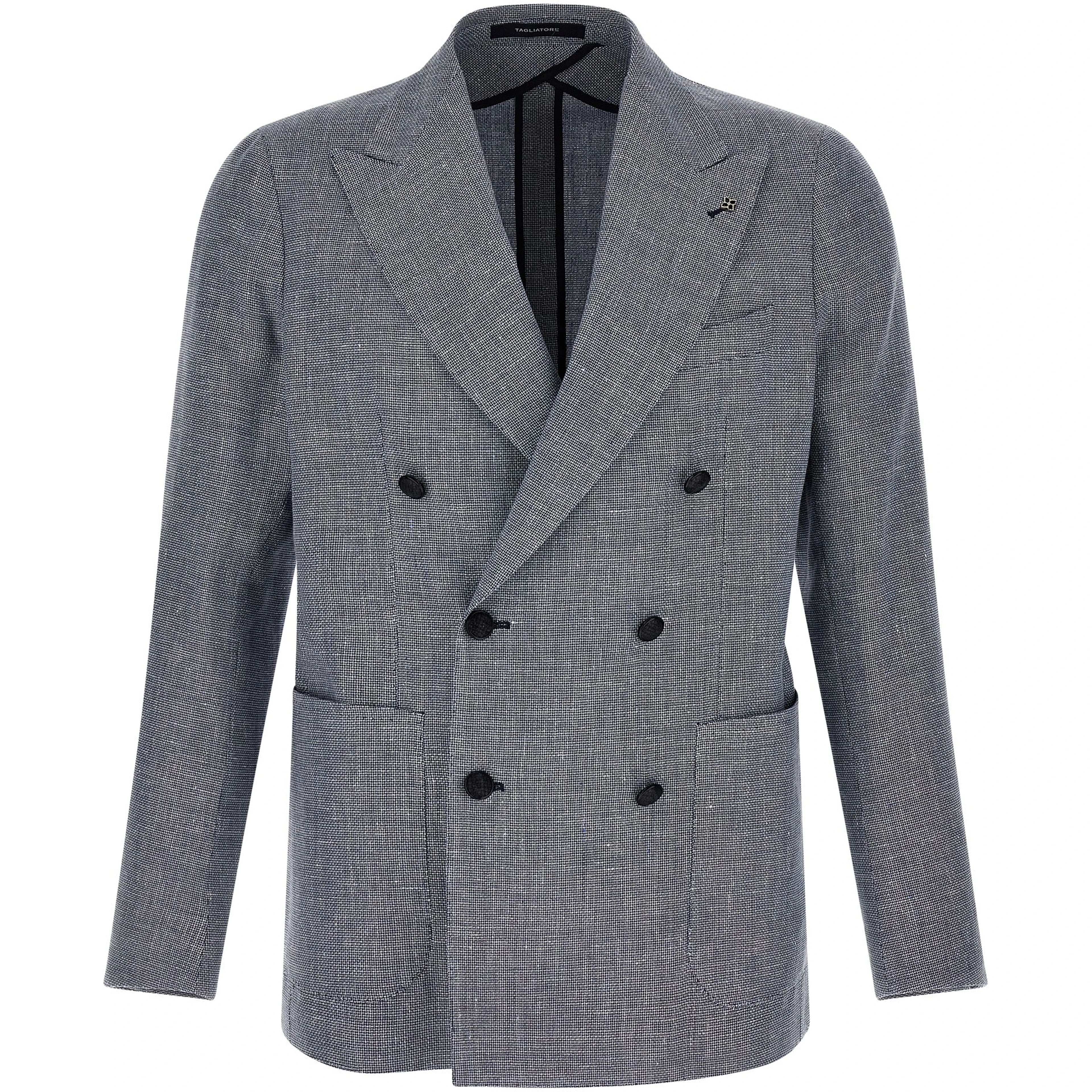 Blue Linen Blazer