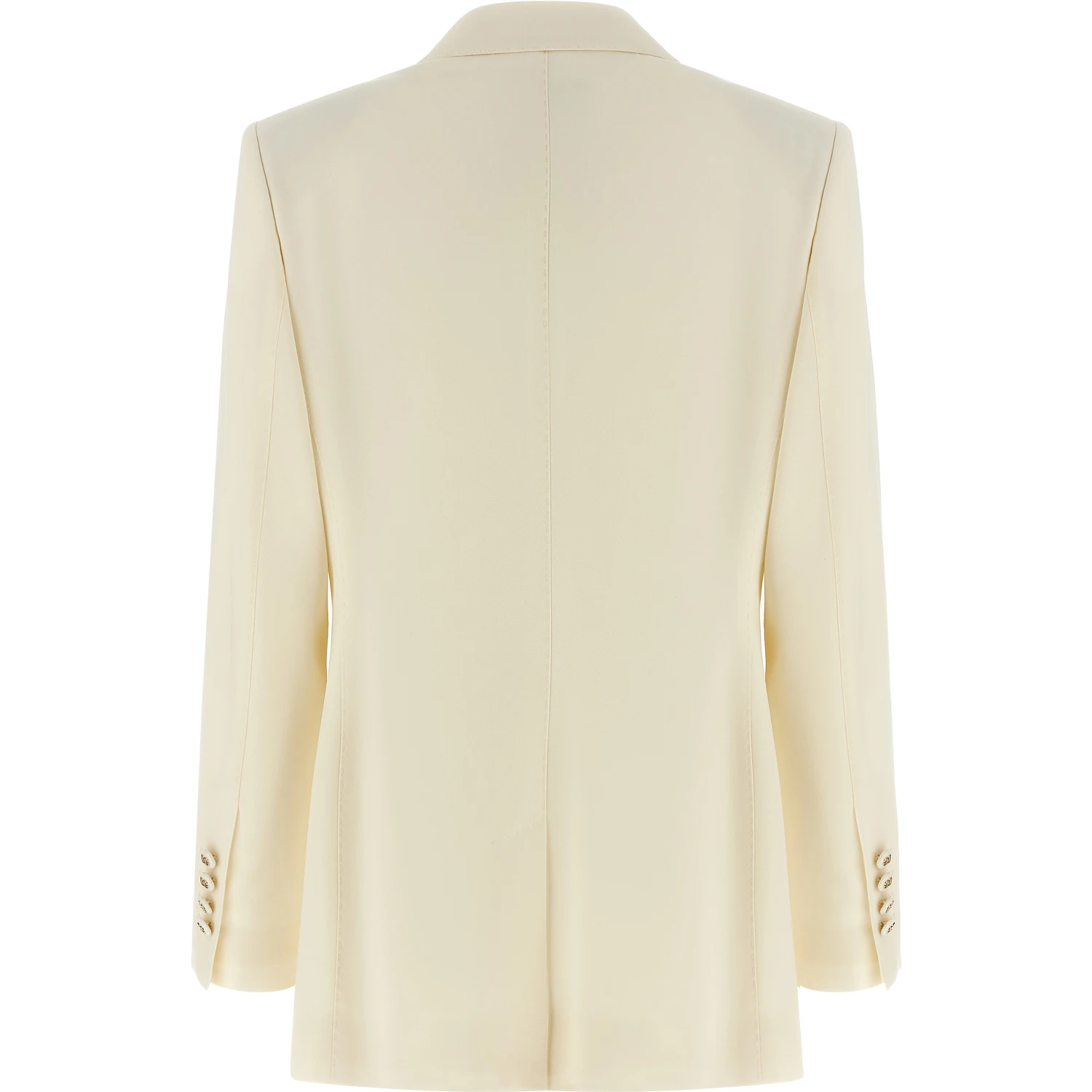 White Virgin Wool Blazer