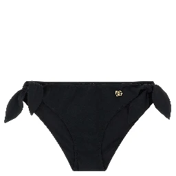 Black Polyamide Swim Briefs