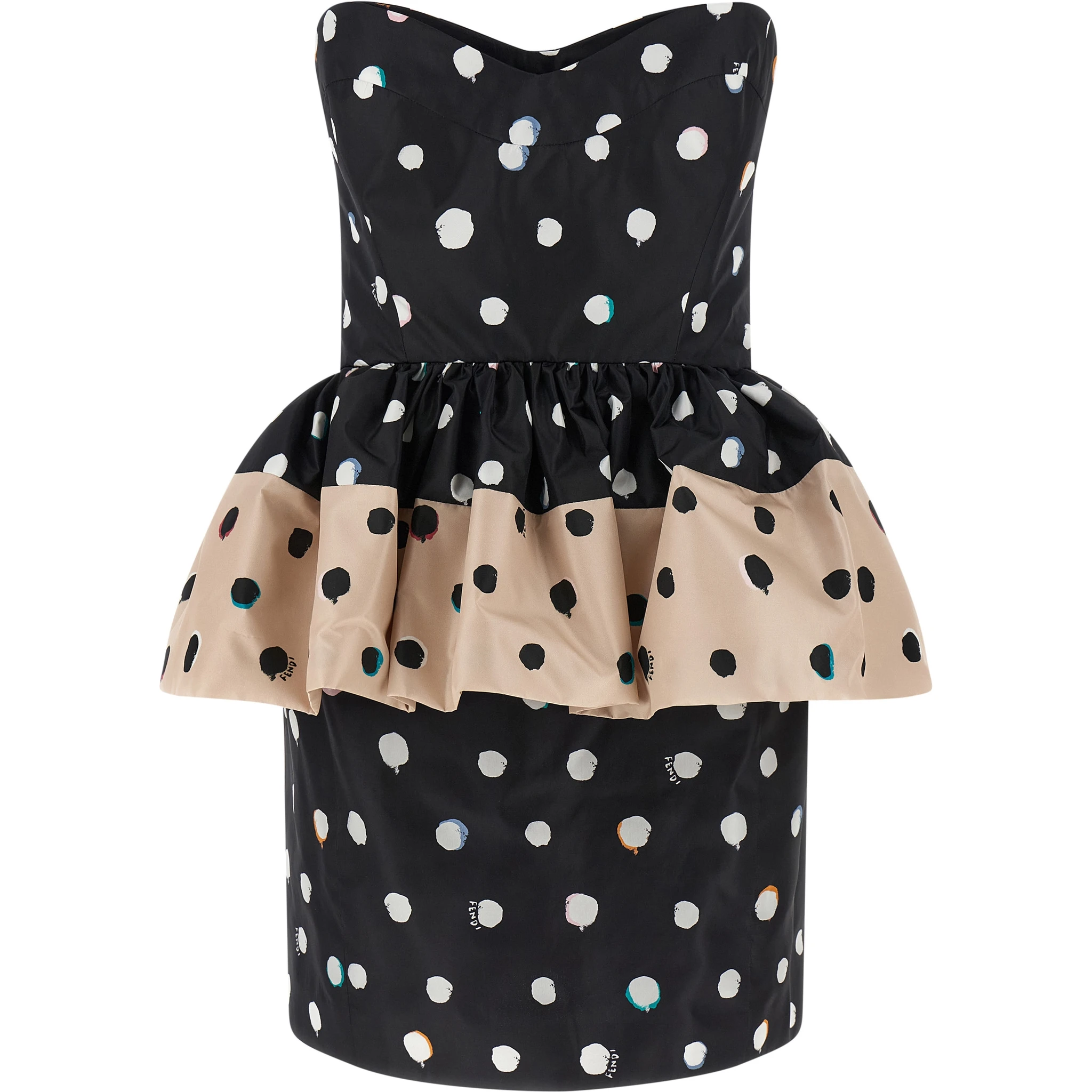 Black Silk Short Dress