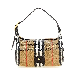 Beige Cotton Handbag
