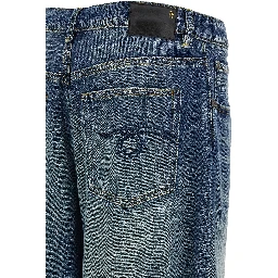 Blue Cotton Jeans Denim