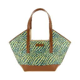 Bicolor Polyamide Tote Bag