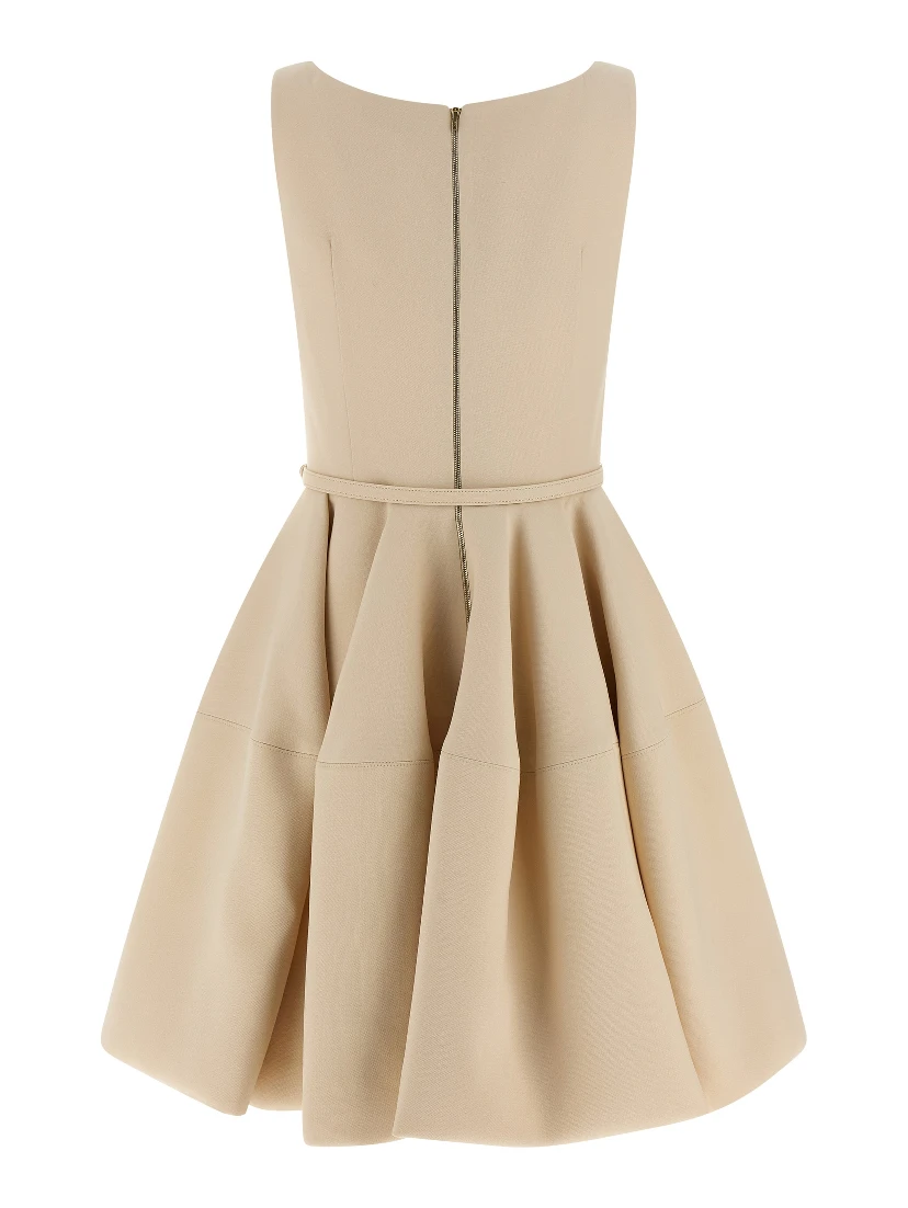 Multicolor Wool Short Dress