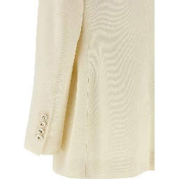 White Virgin Wool Blazer