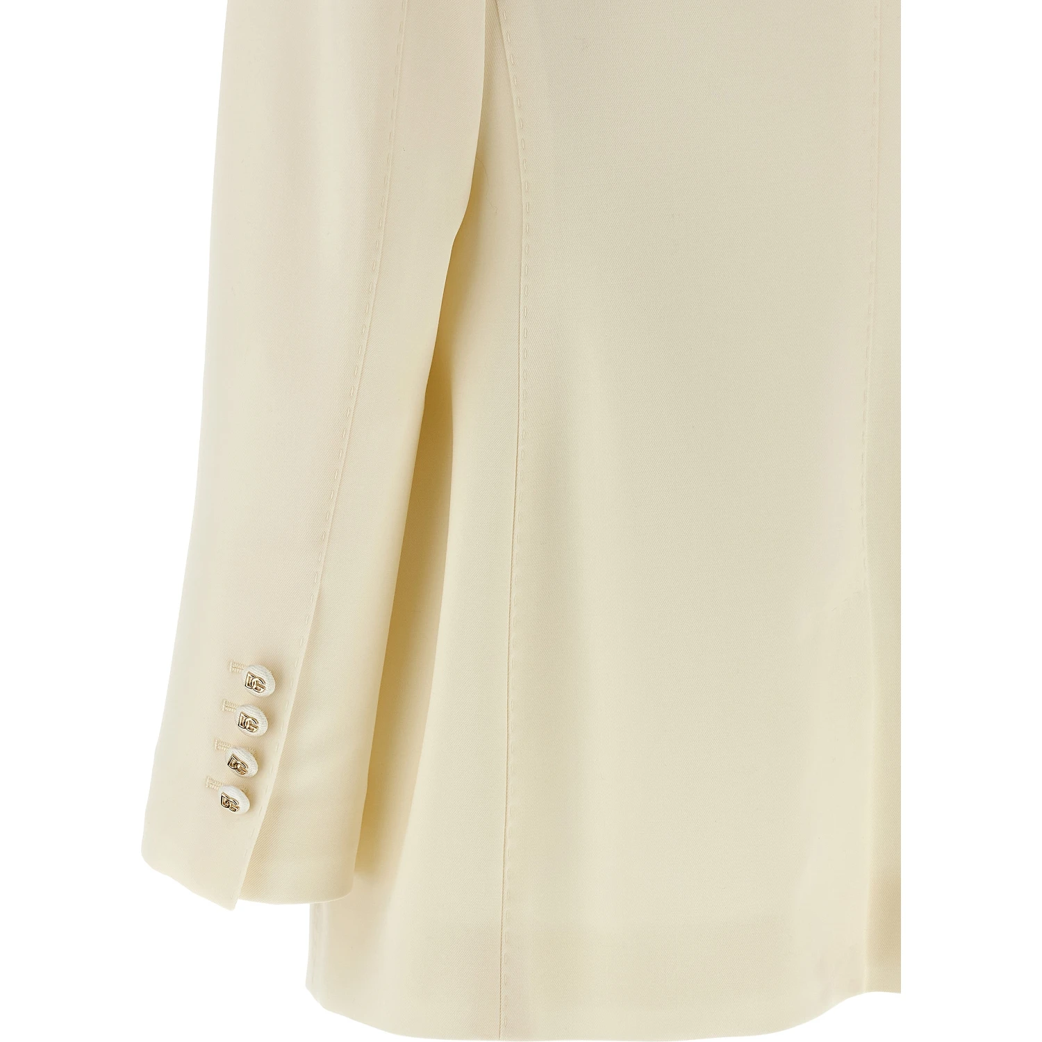 White Virgin Wool Blazer