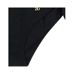 Black Polyamide Swim Briefs