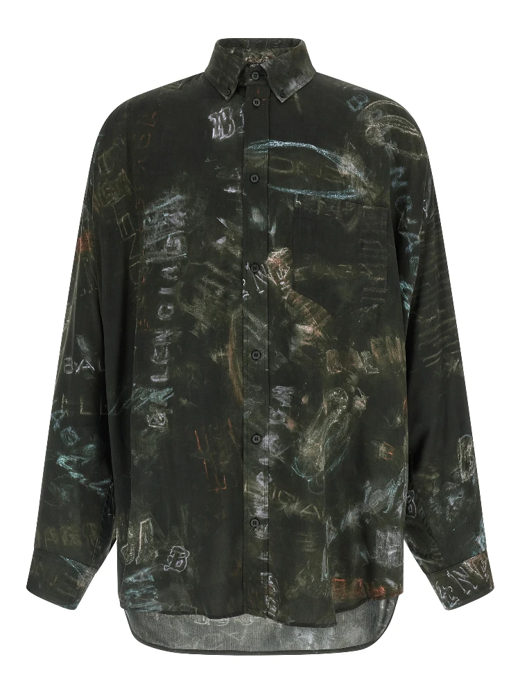 Black Viscose Blouse
