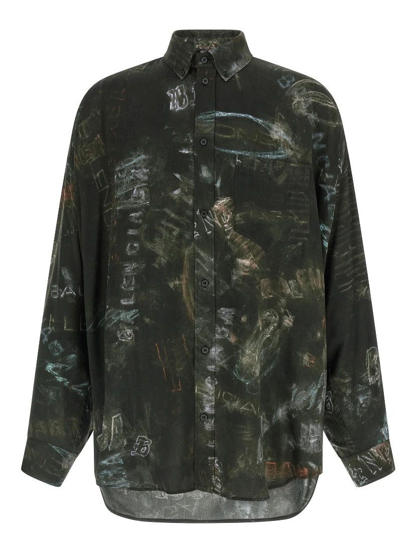 Black Viscose Blouse