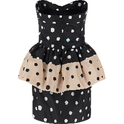 Black Silk Short Dress