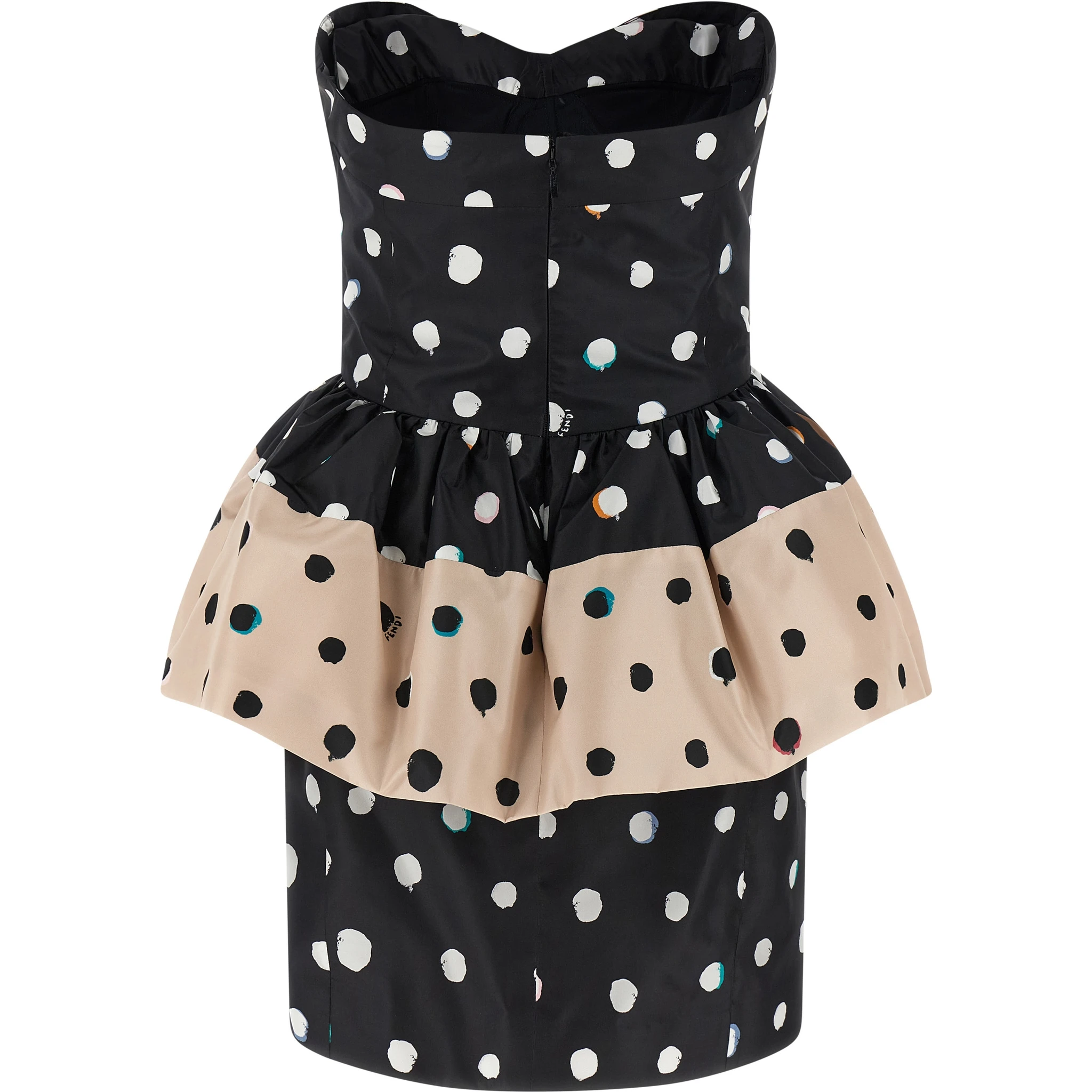 Black Silk Short Dress