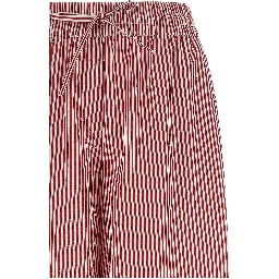 Multicolor Cotton Casual Pants