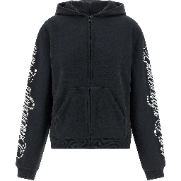 Black Cotton Sweatshirt