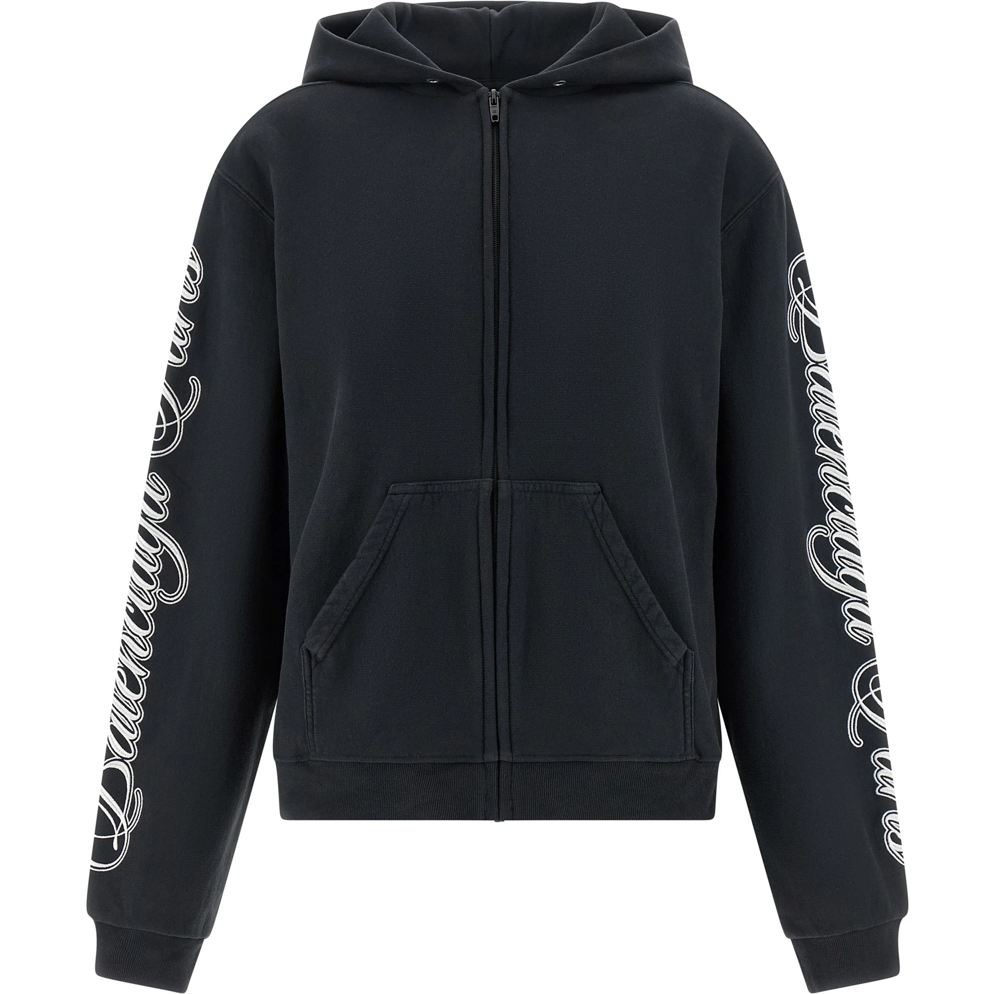 Black Cotton Sweatshirt