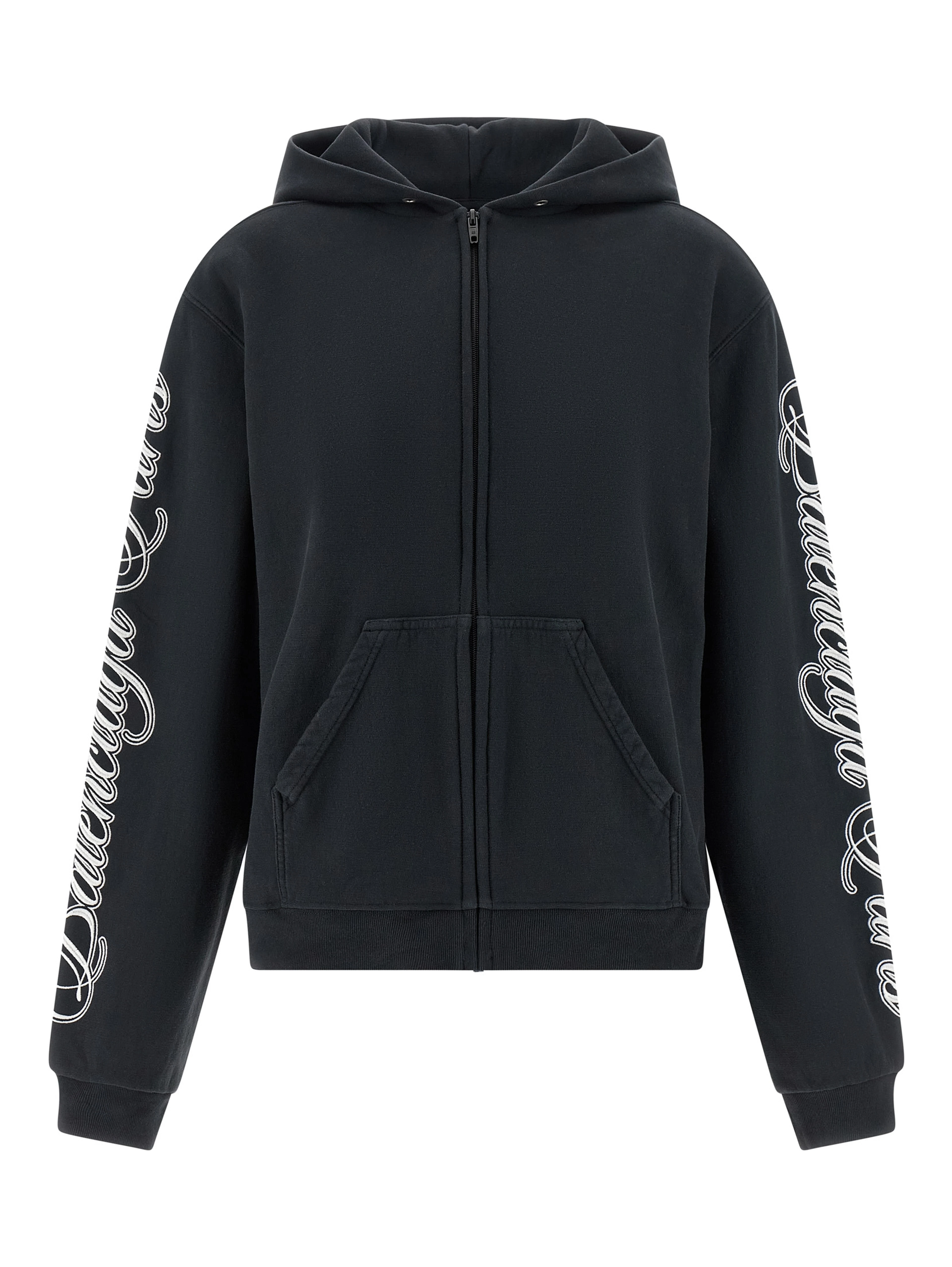 Black Cotton Sweatshirt